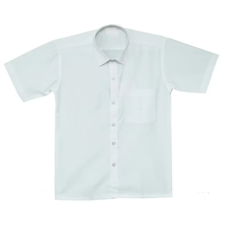 K12-Young-Adult-Customizable-Solid-Short-Sleeve-School-Uniform-Polyester-Cotton-Shirt-Uniforme-Escolar