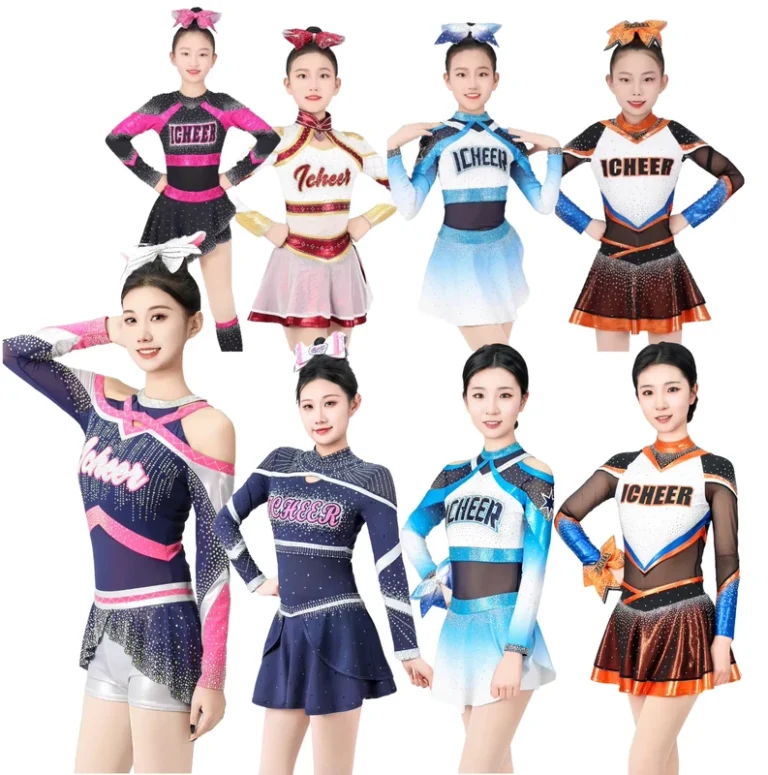 Kids-Adults-Cheerleading-Game-Day-Uniforms-Gladiator-Cheerleader-Skirt-Uniform-Stock-Cheer-Uniforms