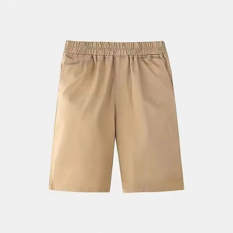 Kids-Khaki-Shorts-Summer-Cotton-Thin-Primary-School-Uniform-Shorts-for-Boys-Girls