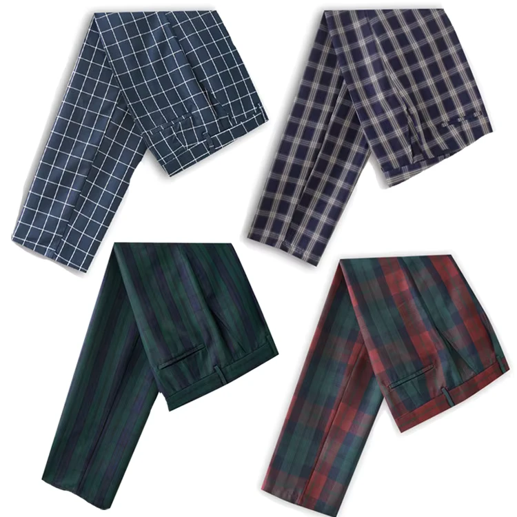 Kids-Plaid-Anti-Wrinkle-Breathable-Multi-Pocket-Durable-for-Primary-School-Daily-Trousers-School-Wear-School-Uniform-Pants
