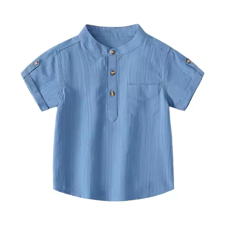 Kids-Polo-Shirt-with-Turtleneck-Collar-100-Cotton-Classic-Fit-Formal-School-Uniforms-for-Children