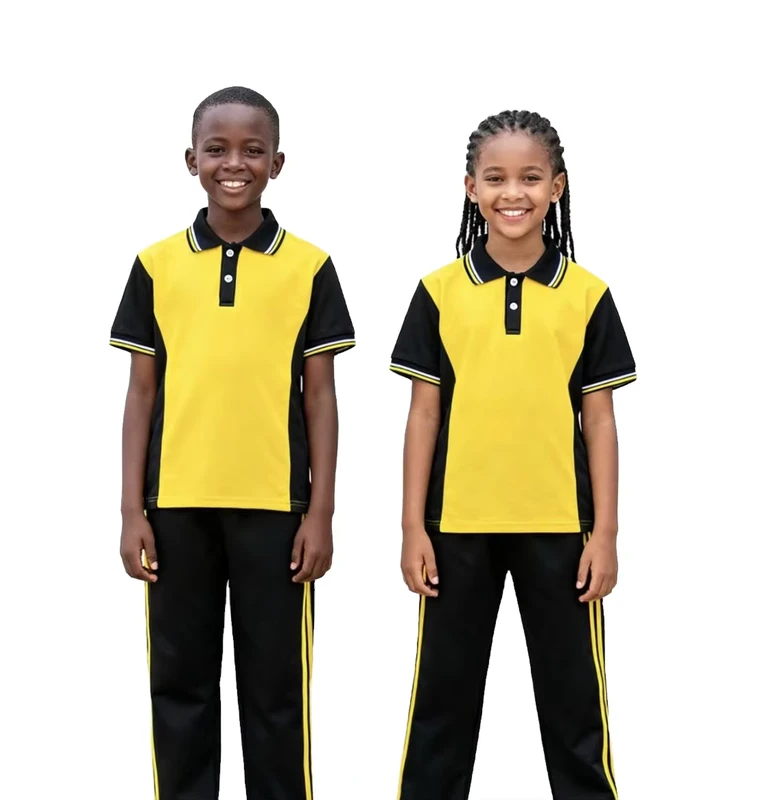 Kids-School-Polo-Shirts-Custom-Primary-Student-Clothing-Boys-Girls-PE-Uniform-Polyester-Cotton-In-Stock