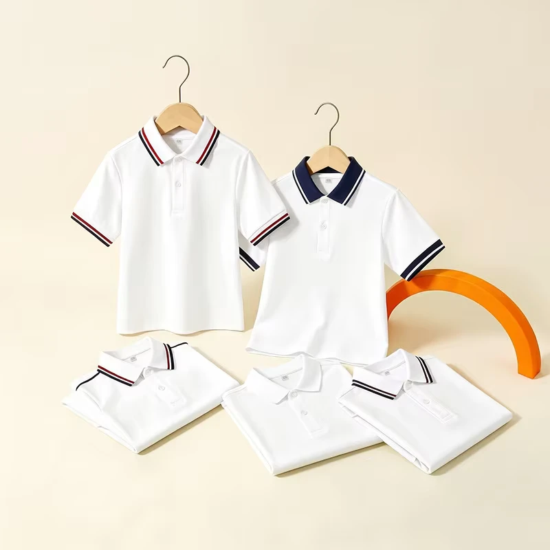 Kids-School-Uniform-Top-Summer-Children-Short-Sleeve-Tee-Pique-Cotton-Breathable-Casual-Polo-Shirt-for-Boys
