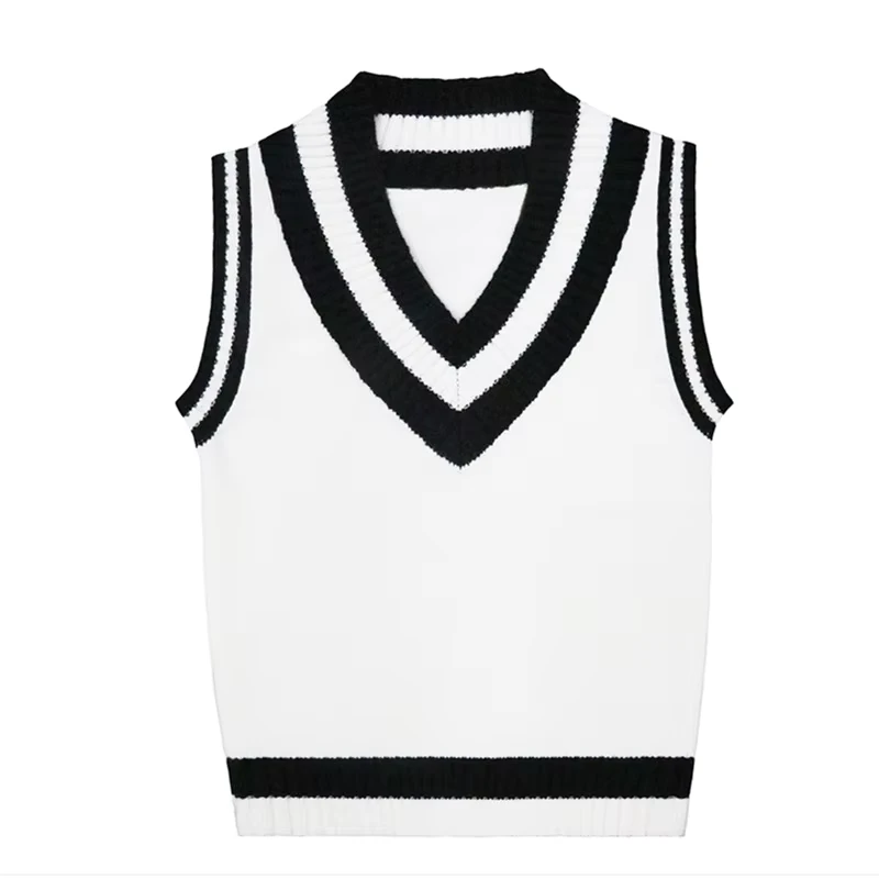 Kids-V-Neck-Knitted-Vest-Primary-and-Middle-School-Uniform-Sweater-Vests-Childrens-Class-Uniforms-and-Performance-Costumes