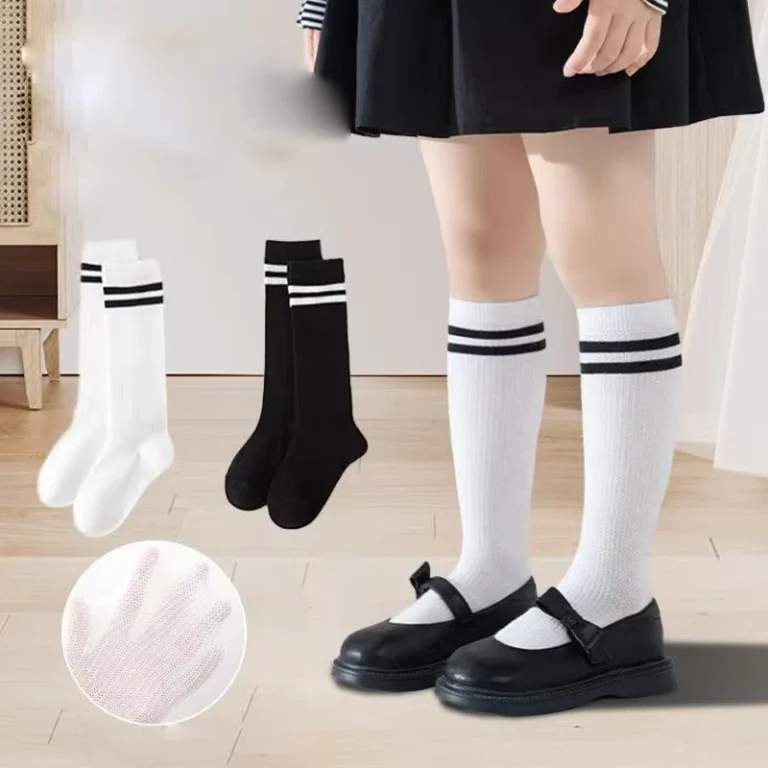 Kids-Varsity-Crew-Socks-Breathable-Cotton-Cartoon-Athletic-Casual-School-Uniform-Sports-Team-Wear
