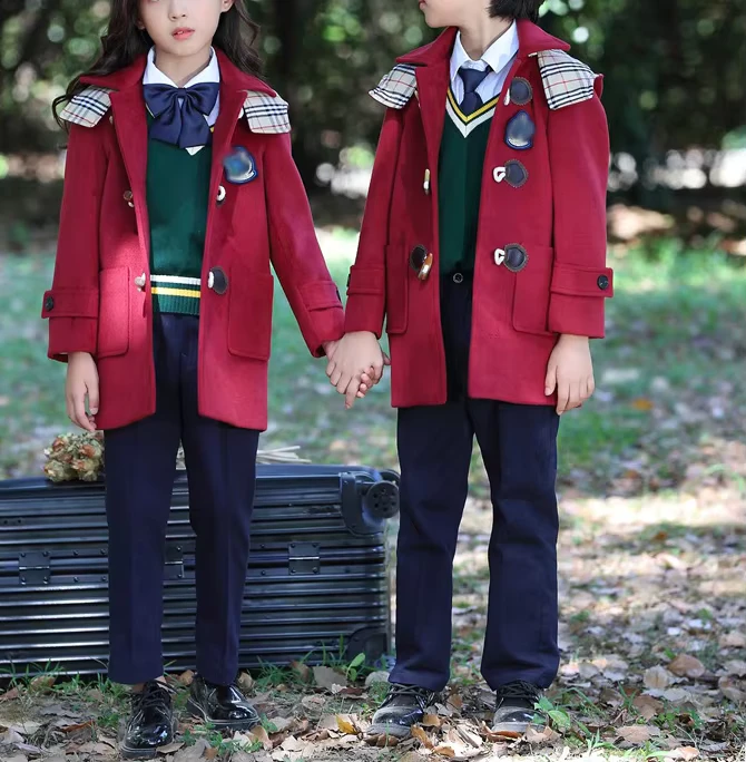Kindergarten-Primary-Middle-School-Uniform-Winter-Warm-Korean-School-Kids-Jackets-Coats