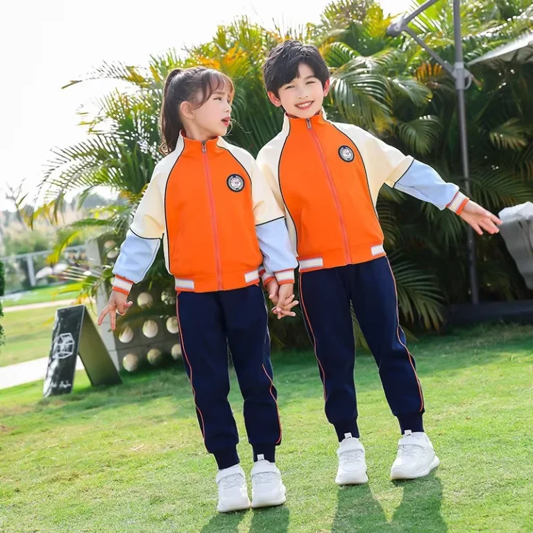 Kindergarten-Primary-School-Uniform-Set-Spring-Autumn-Sports-Tracksuit