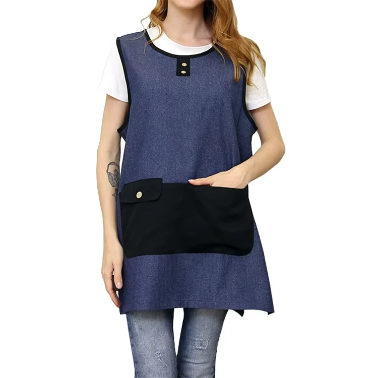 Kindergarten-School-Scrub-Uniform-Comfortable-Apron-Casual-Teachers-Uniform-for-Women
