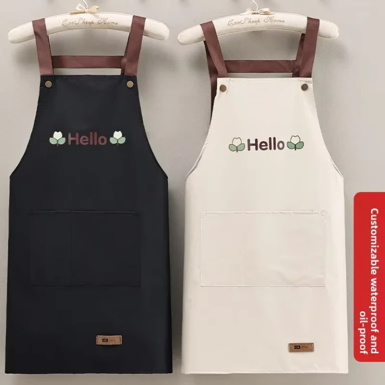 Kitchen-Apron-Waterproof-Cross-Adjustable-Webbing-Restaurant-bar-Barbershop-Work-Apron
