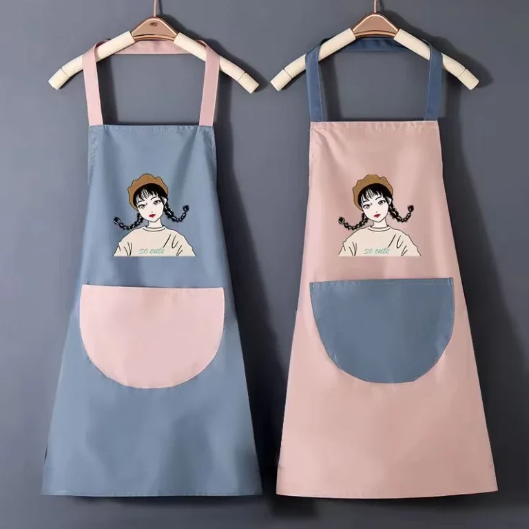 Kitchen-Work-Uniform-Anti-Oil-Stains-Apron-for-Men-Women-Waterproof-PVC-Pockets-Restaurant-Shop-Waiter-Pinafore-Cleaning
