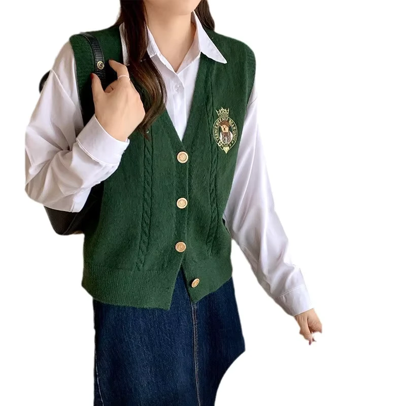Knit-Sweater-Manufacturer-Autumn-Knit-Vest-Cardigan-for-Women-School-Uniforms-Sweaters-for-Girls