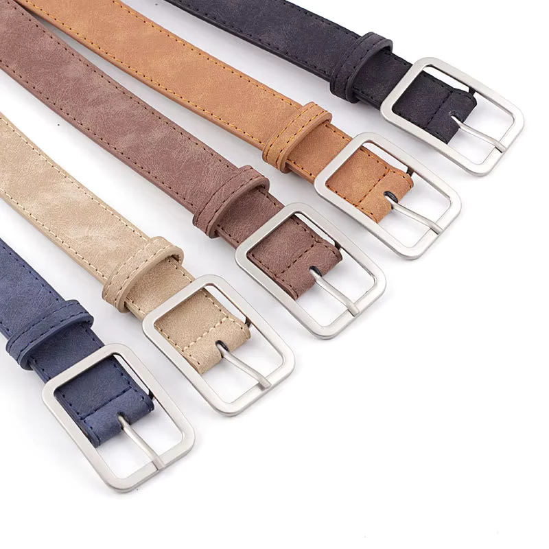 Korean-Style-Simple-Versatile-Square-Alloy-Buckle-Faux-Leather-Trendy-Japanese-Style-Gender-Neutral-Fashion-Belt