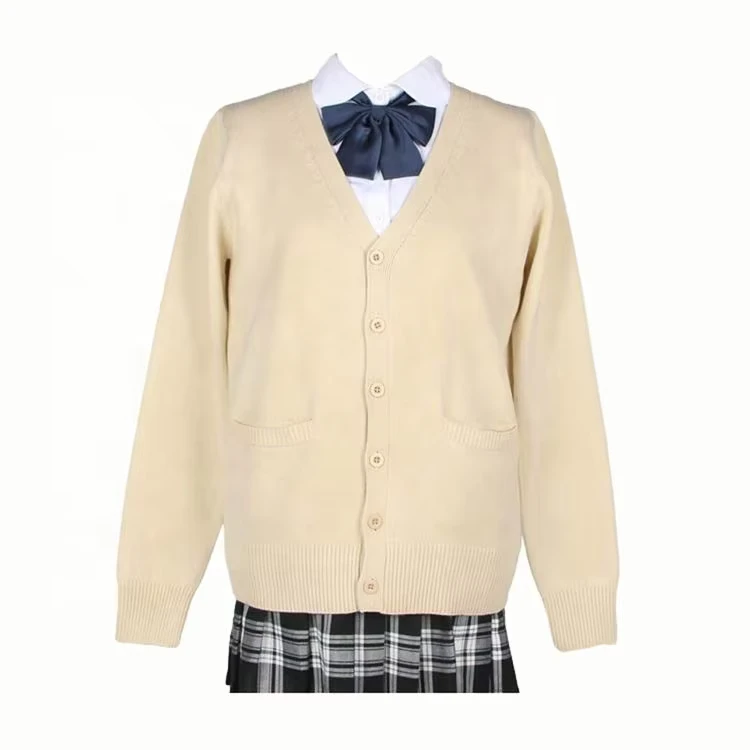 LF-Womens-Uniform-Cardigan-Long-Sleeve-Soft-Smooth-Knitted-V-Neck-Soft-School-Cardigan-Sweater