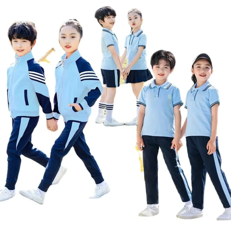 LINDA-Elementary-School-Uniforms-Spring-and-Autumn-Long-sleeved-Sports-Meeting-Class-Uniforms-Kindergarten-Uniforms