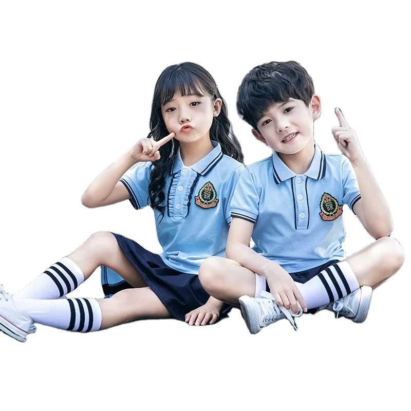 LINDA-New-Kids-Polo-Shirt-Skirt-Set-School-Sports-Wear-Uniform-for-Kindergarten-and-Primary-Girls-Football-School-Uniforms