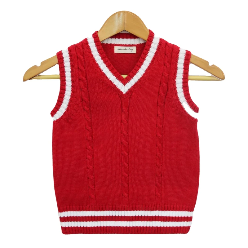 LY-New-British-Unisex-V-Neck-Sweater-Vest-for-Students-Clothing-Primary-Secondary-Kindergarten-Uniform-Vest
