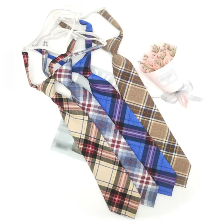 Latest-Fashion-Kids-Multi-Color-Plaid-Polyester-School-Uniform-Neck-Tie-for-Children