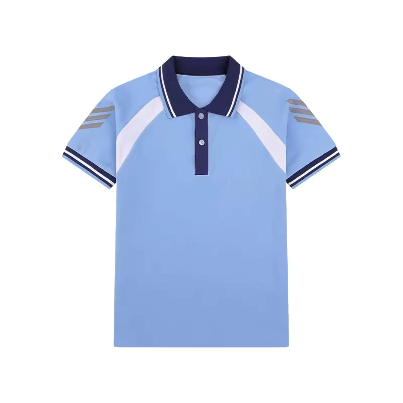 Light-Blue-Middle-School-Polo-Shirts-for-School-Sports-Custom-School-Uniform-Golf-T-Shirt-Polyester-Cotton-2