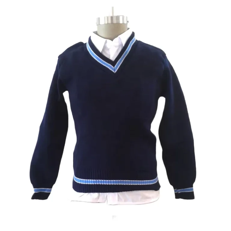 Long-Sleeve-School-Uniform-Clothes-Navy-Blue-V-Neck-Sweater-School-Wears-Kids-Cardigan-Sweater