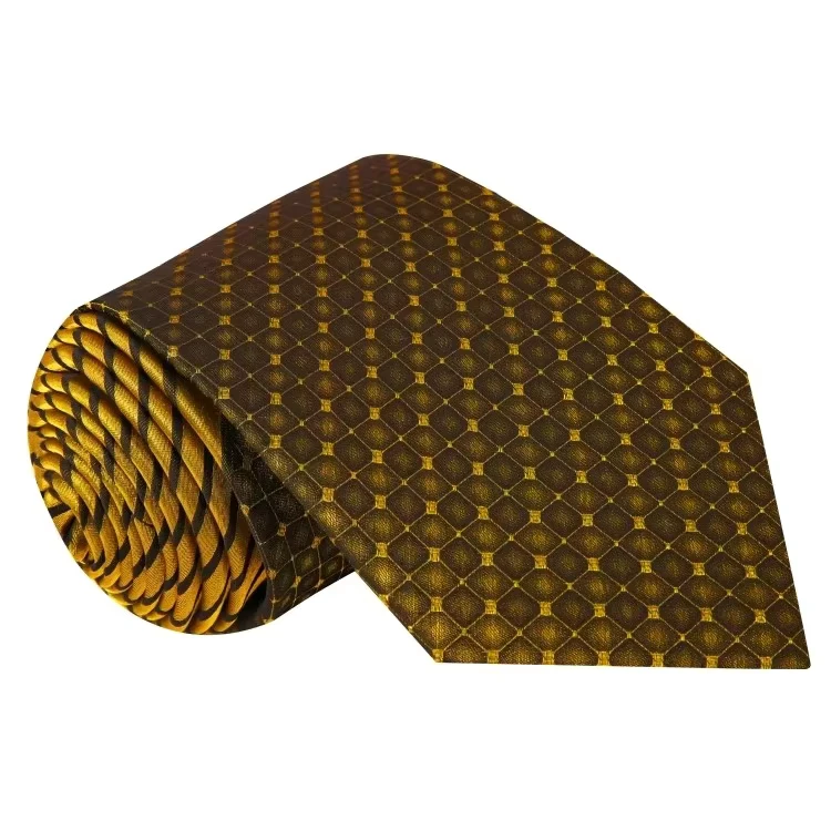 Luxury-Classic-Fashion-Jacquard-Weaving-Plaid-High-End-Designer-Polyester-Ties-for-Men-Custom-Logo-Label-Business