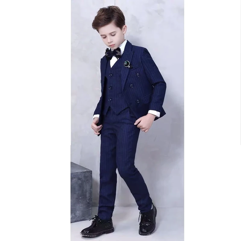MTM-Made-to-Measure-Custom-Formal-Blazer-Suit-Checked-Boys-Three-Pieces-Grey-Children-Clothing-Suits-Sets