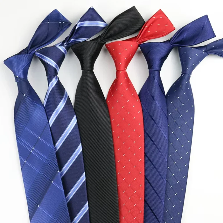 Male-Standard-Size-Jacquard-Striped-Plaid-Paisley-Necktie-8CM-Polyester-Tie-for-Men-Accessory