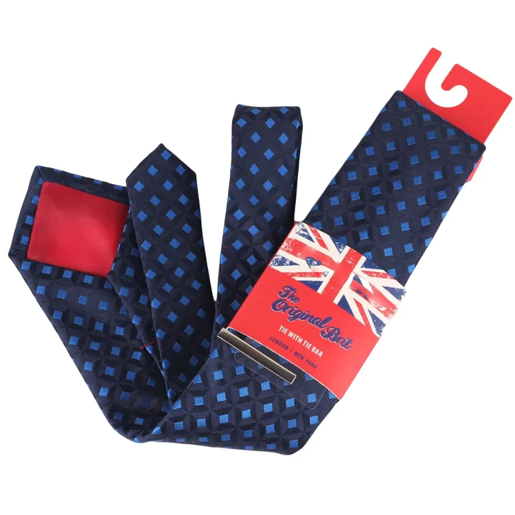 Manufacture-Custom-Polyester-Ties-With-Tie-Bar-Set-Microfiber-Woven-Jacquard-Handmade-Necktie-for-Men