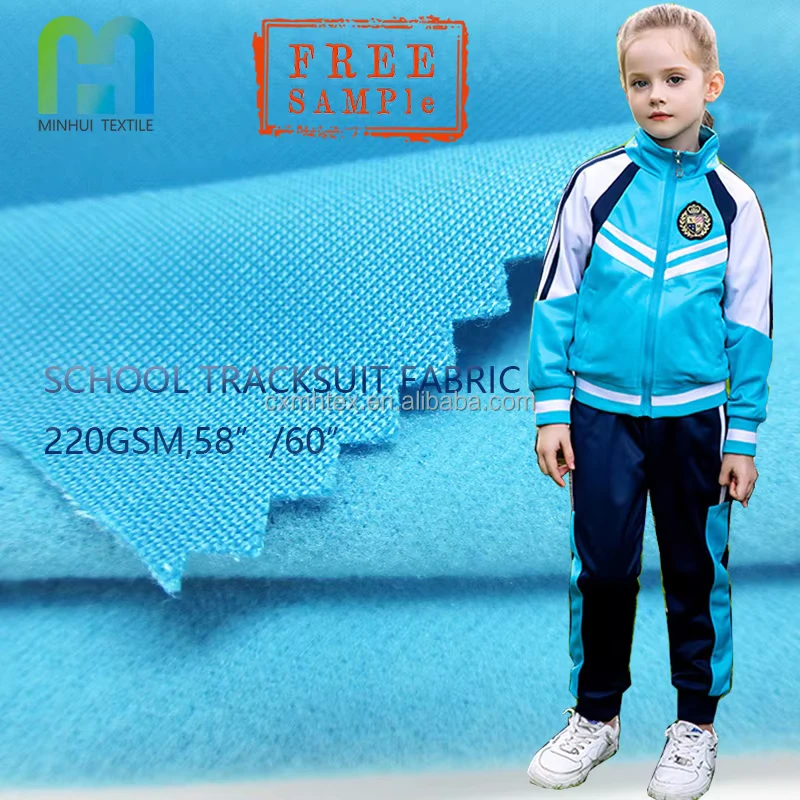 Manufacturer-Supplier-Navy-Blue-220gsm-School-Uniform-Fabric-Super-Poly-Fabric-Sports-Wear-for-Tracksuits-Children