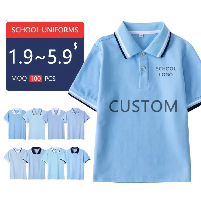 Manufacturers-New-Arrival-Custom-Polo-Shirts-Quality-Direct-Sales-Short-Sleeves-OEM-ODM-School-Uniform