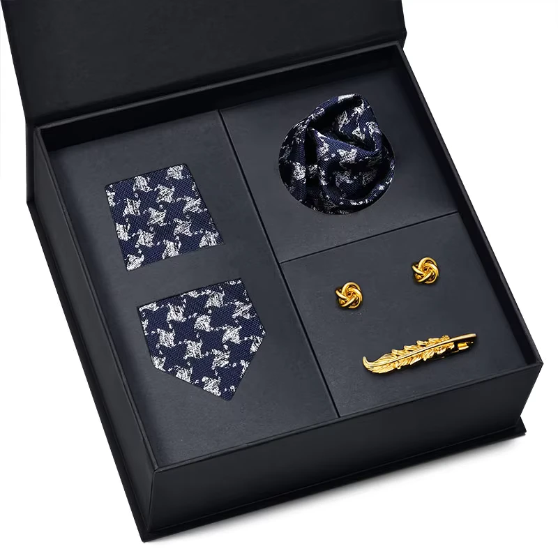 Matching-Silk-Tie-and-Handkerchief-Skinny-Tie-Corbatas-Men-Neck-Tie-Set-With-Gift-Box