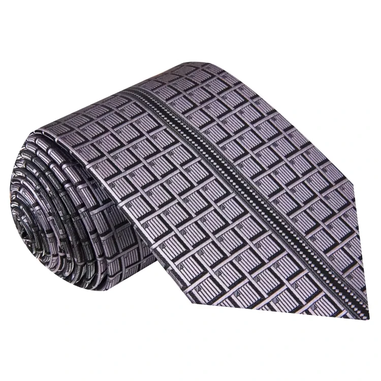 Meijiang-Custom-Print-Woven-Check-Zipper-Pattern-Polyester-Mens-Tie-High-Quality-Classic-Casual-Business-Ties