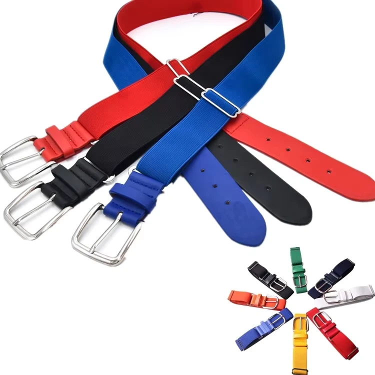 Men-Boys-Girls-Logo-Custom-Athletic-Adjustable-Elastic-Waist-Band-Adult-Youth-Kids-Uniform-Softball-Baseball-Belt-Sports-Belt