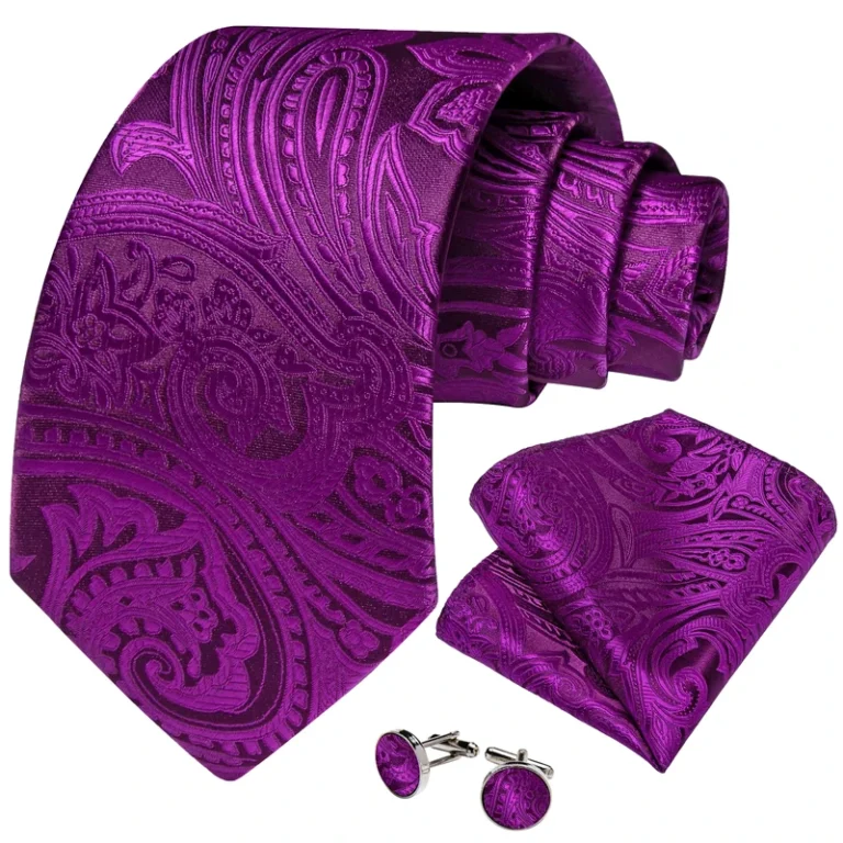 Mens-Custom-Logo-Eco-Friendly-Durable-Casual-Polyester-Woven-Plain-Tie-Paisley-Pattern-Necktie