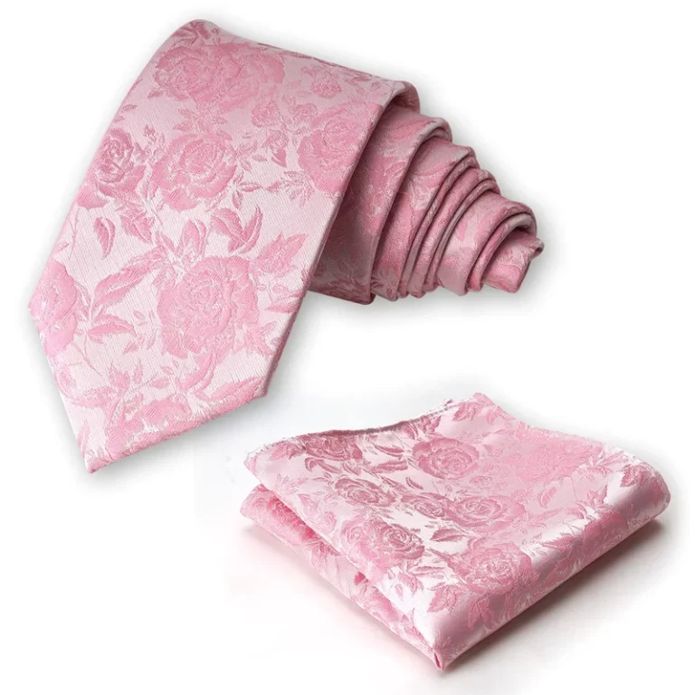 Mens-Floral-Pattern-Polyester-Tie-3