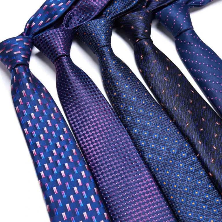 Mens-Formal-Business-Floral-Polyester-Silk-Jacquard-Tie-Quick-Dry-Gift