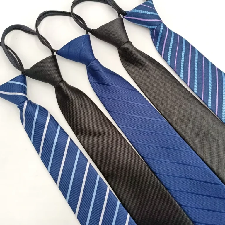Mens-Formal-Business-Tie-with-Zipper-Quick-Dry-Ready-Stock-From-Manufacturer-8cm-Easy-Pull-Striped-Black-Tie-No-Need-Tie-Gift