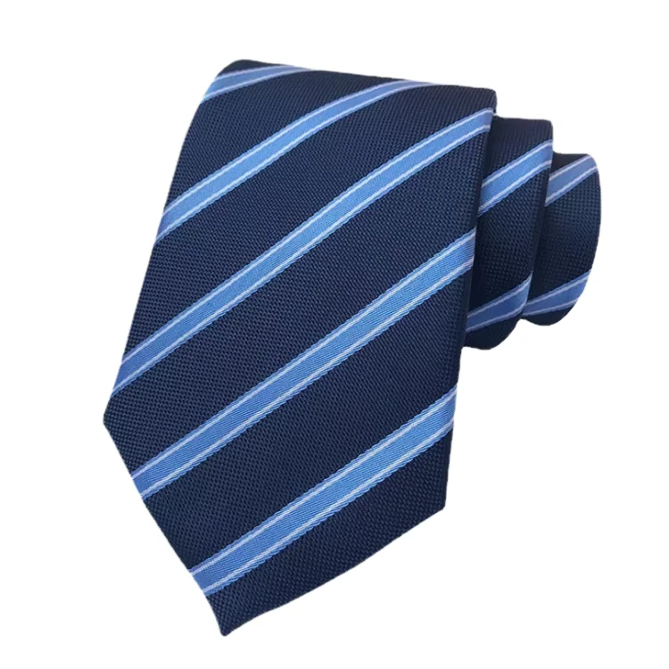 Mens-Formal-Necktie-100-Polyester-Tie-Striped-Jacquard-Neckties-for-Adults