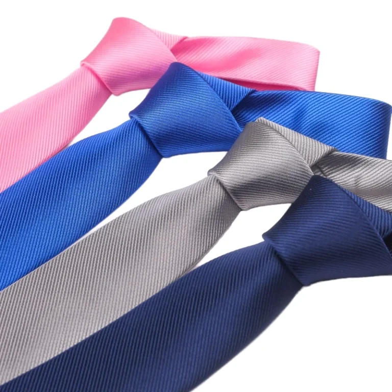 Mens-Formal-Ties-Solid-Color-Narrow-Cravat-Heat-Transfer-Printed-Necktie-for-Men