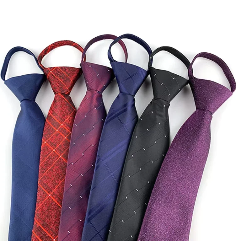 Mens-Handmade-Skinny-Striped-Ties-Custom-Logo-School-Uniform-Zip-Necktie-Personalized-Brand-Accessory