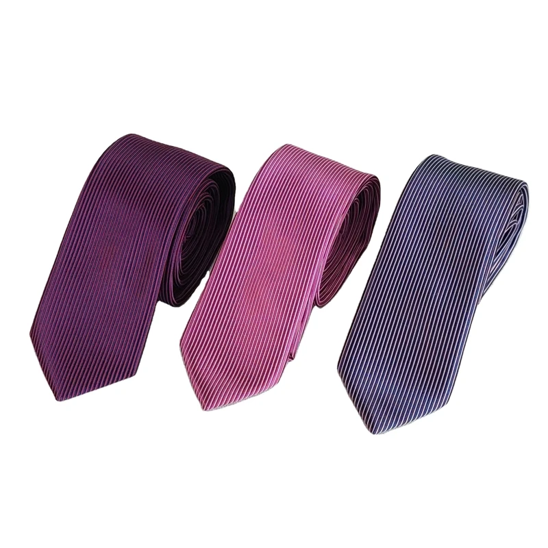 Mens-Polyester-Maroon-Fine-Stripe-Jacquard-Woven-Necktie-Design-Solid-Colour-Jacquard-Necktie-for-Mens