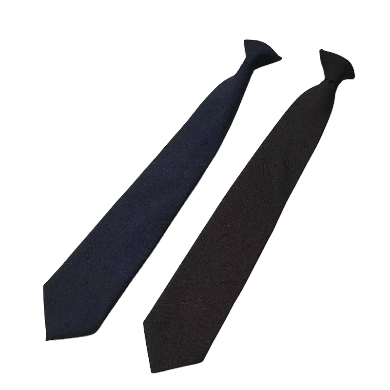 Mens-Polyester-Plain-Fabric-Woven-Necktie-Easy-Wear-Formal-Style-1
