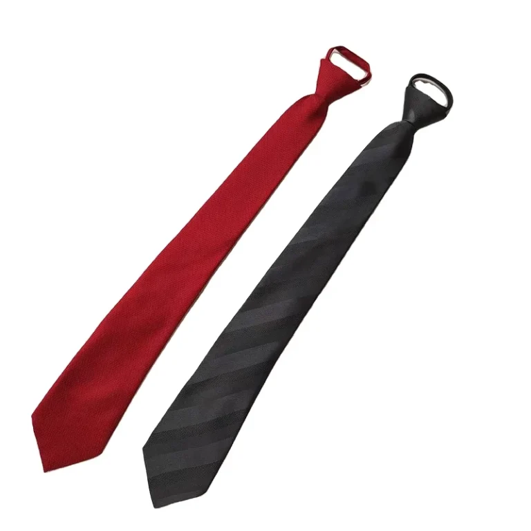 Mens-Polyester-Plain-Fabric-Woven-Necktie-Easy-Wear-Formal-Style