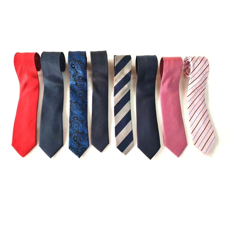 Mens-Polyester-Stripe-Jacquard-Woven-Necktie-Small-Design-Solid-Colour-Jacquard-Design-Necktie-for-Mens-1