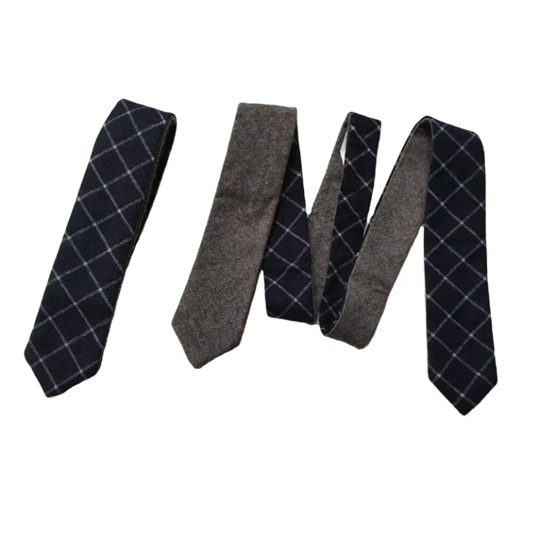 Mens-Polyester-Wool-Woollen-Reversible-Necktie-Double-Side-Fashion-Necktie-Custom-Design-for-Mens