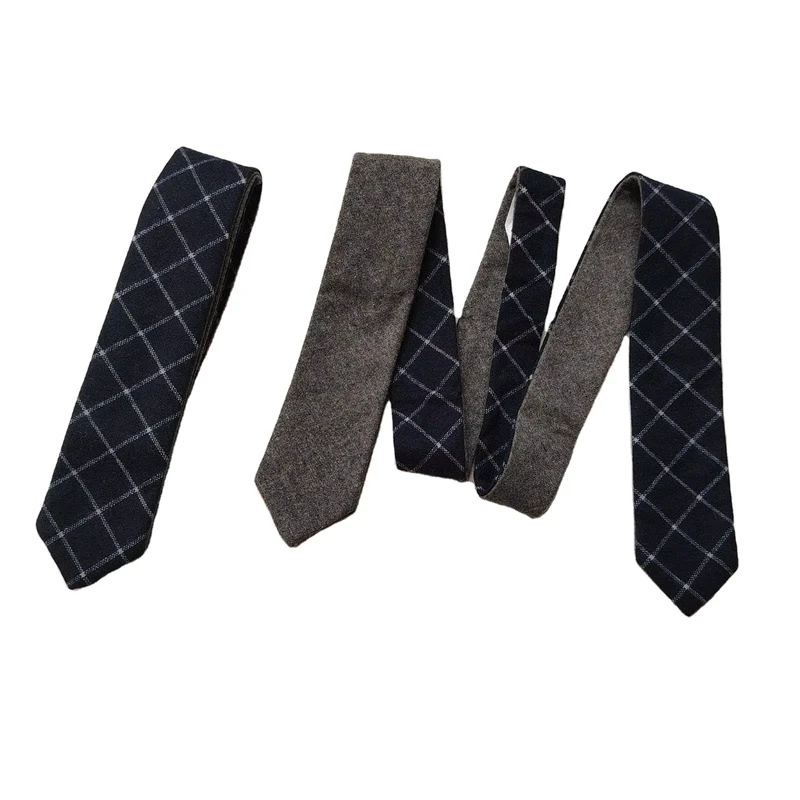 Mens-Polyester-Wool-Woollen-Reversible-Necktie-Double-Side-Fashion-Necktie-Custom-Design-for-Mens