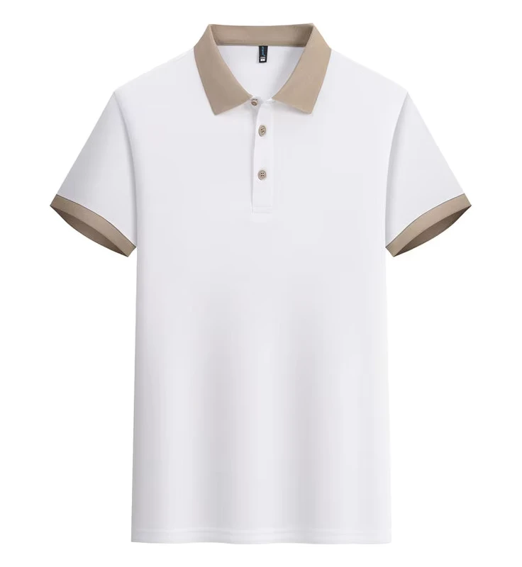 Mens-Solid-Pattern-New-Design-Knitted-Polo-T-Shirt-Factory-Embroidered-Office-Style-Short-Length-Colorful-Polos