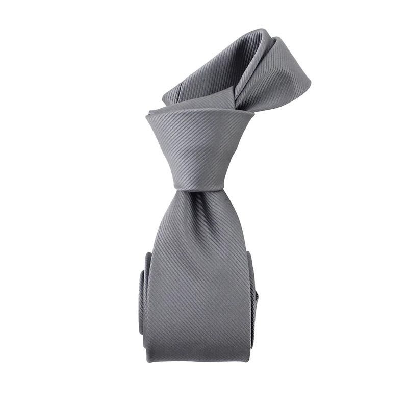 Mens-Ties-Grey-Solid-Color-Custom-Necktie-Grosgrain-Polyester-Woven-Slim-Skinny-Narrow-Uniform-School-Gray-Tie-for-Men