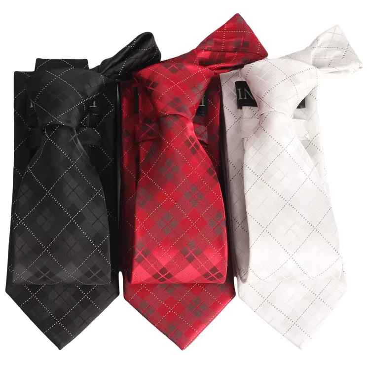 Microfiber-Christmas-Festival-High-Quality-Custom-Logo-Label-Polyester-Necktie-for-Men-Suit-Accessories