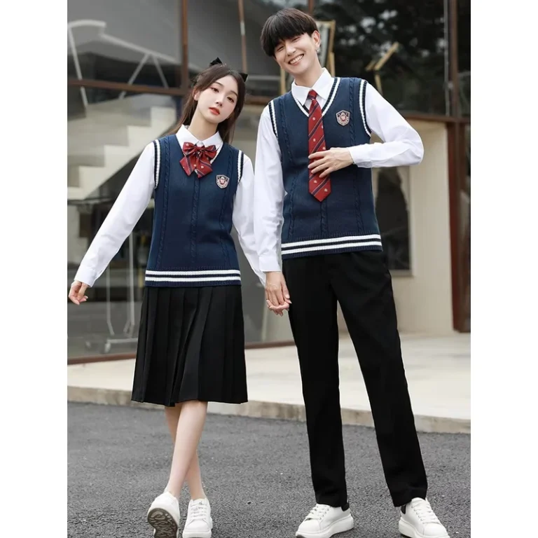 Middle-High-School-Custom-Vest-Set-Choir-Performance-Outfit-Graduation-Class-Uniform-for-Speech-Contest-Poetry-Recitation