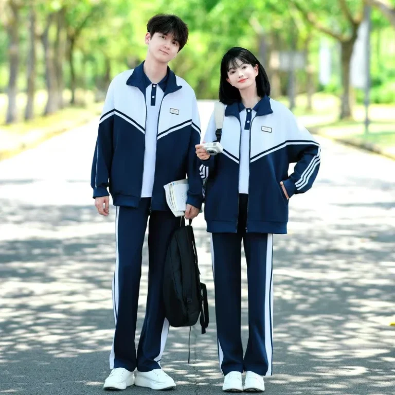 Middle-School-Children-Unisex-Three-piece-Sports-School-Uniform-Set-Autumn-Loose-Fit-Polyester-Swodart-V-77